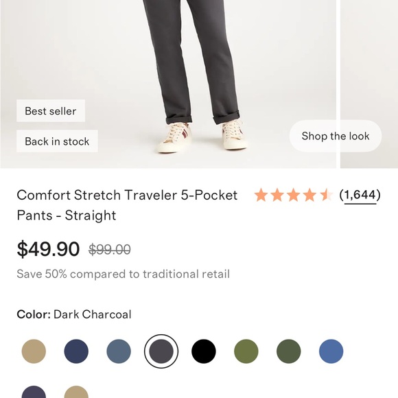 Quince Other - Quince Men Comfort Stretch 5 Pocket Pants